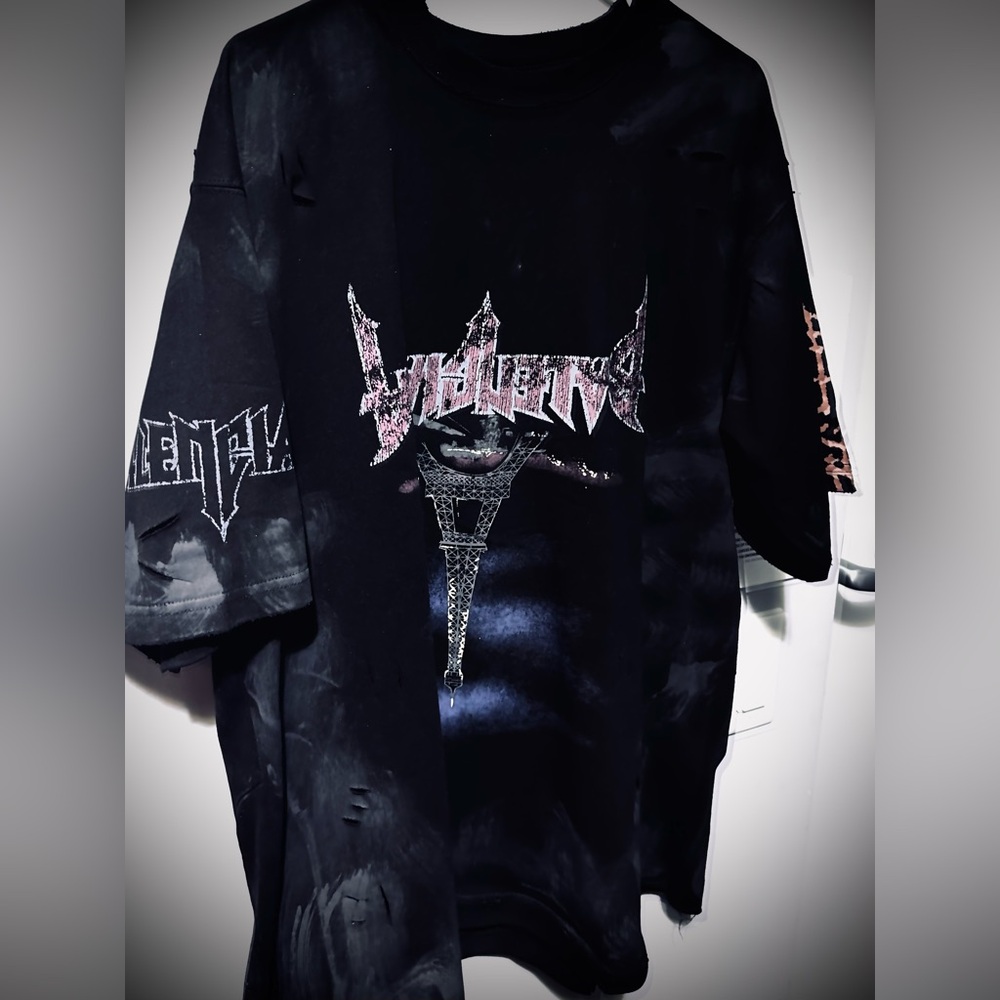 Balenciaga Moon Upside Down T-Shirt Oversize SZ Large